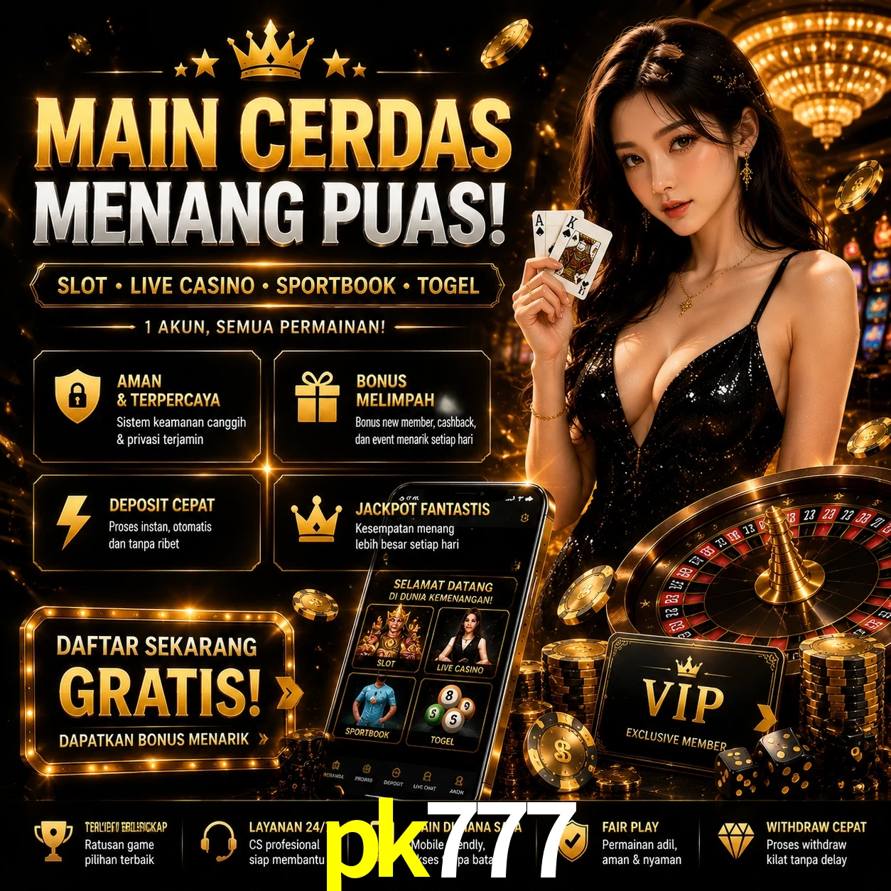 Slots no app pk777 mobile